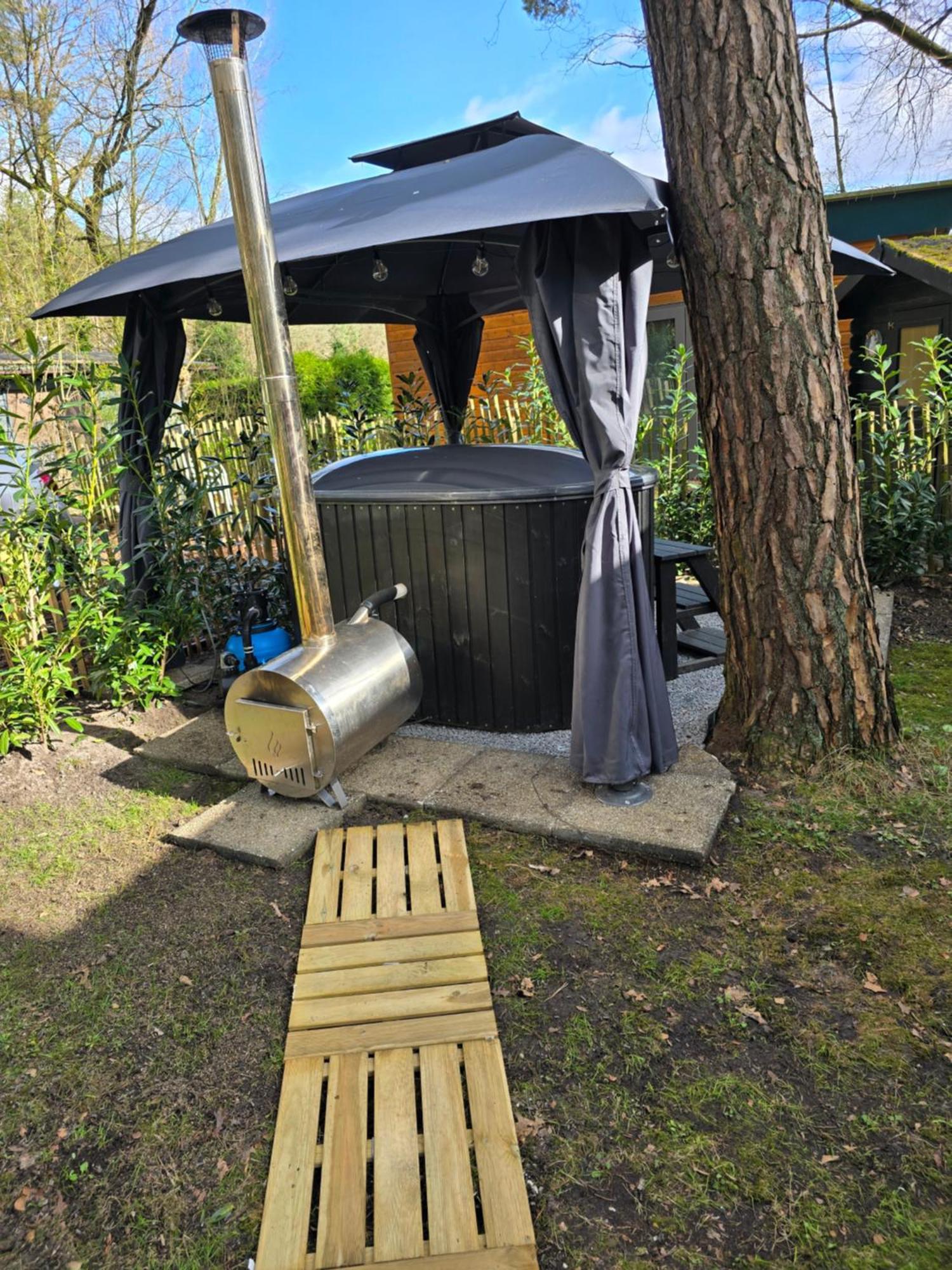 Вилла Pipowagen Met Prive Hot Tub Ланакен Экстерьер фото