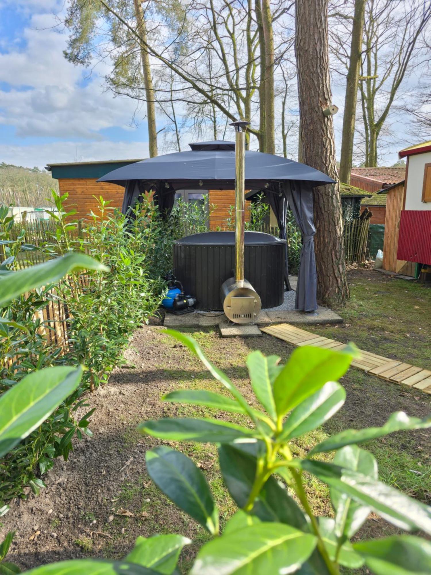 Вилла Pipowagen Met Prive Hot Tub Ланакен Экстерьер фото
